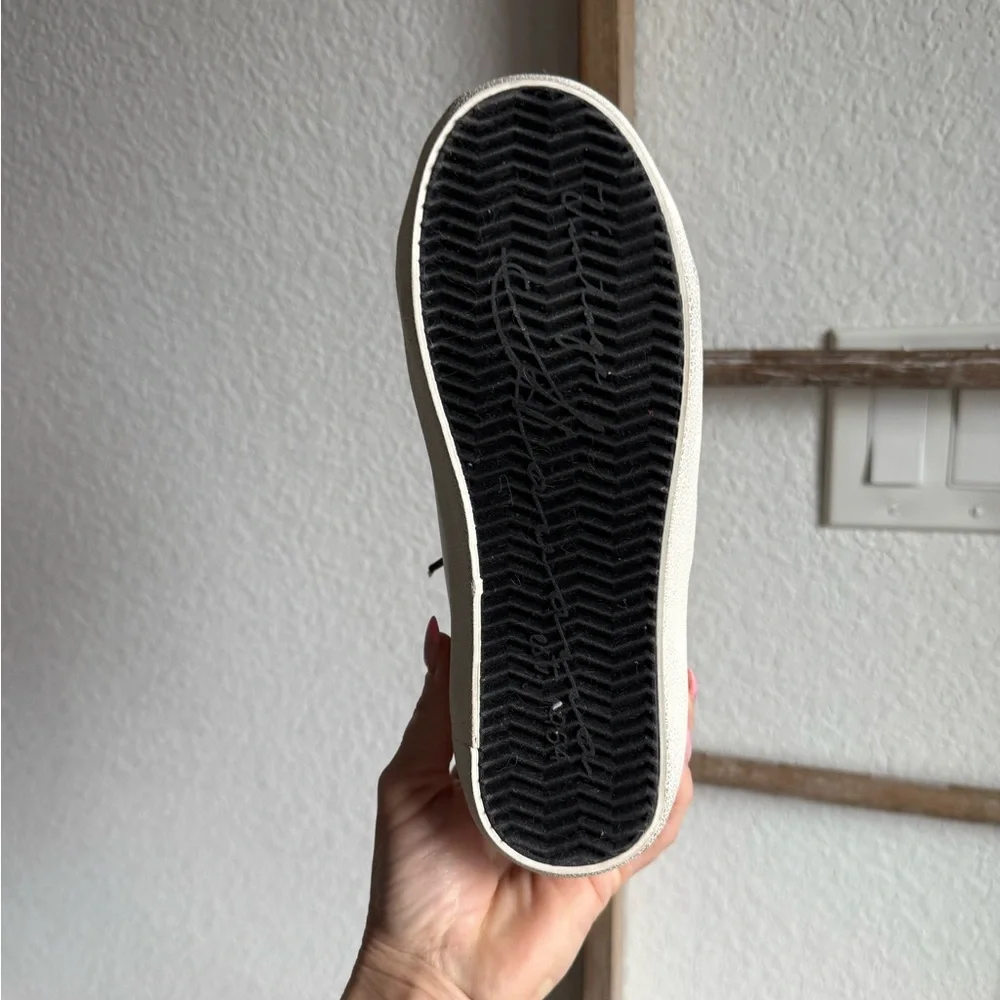 VINTAGE HAVANA Hannah Leather, Suede & Faux Calf Hair Star Sneakers Sz: 5.5 - Picture 9 of 10